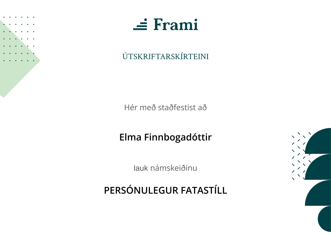 Útskriftarskírteini